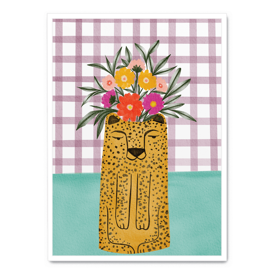 Whimsical Cheetah Flowers