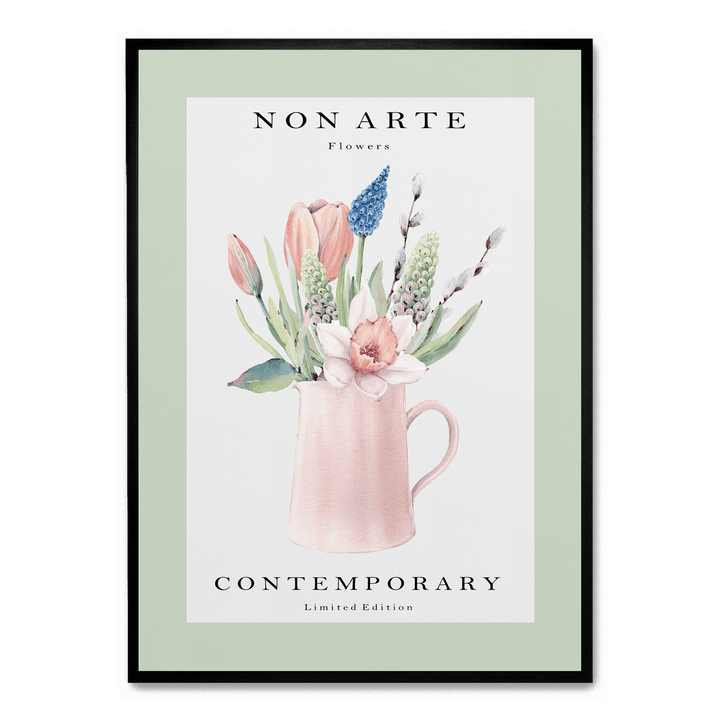 Non Arte Green Flowers