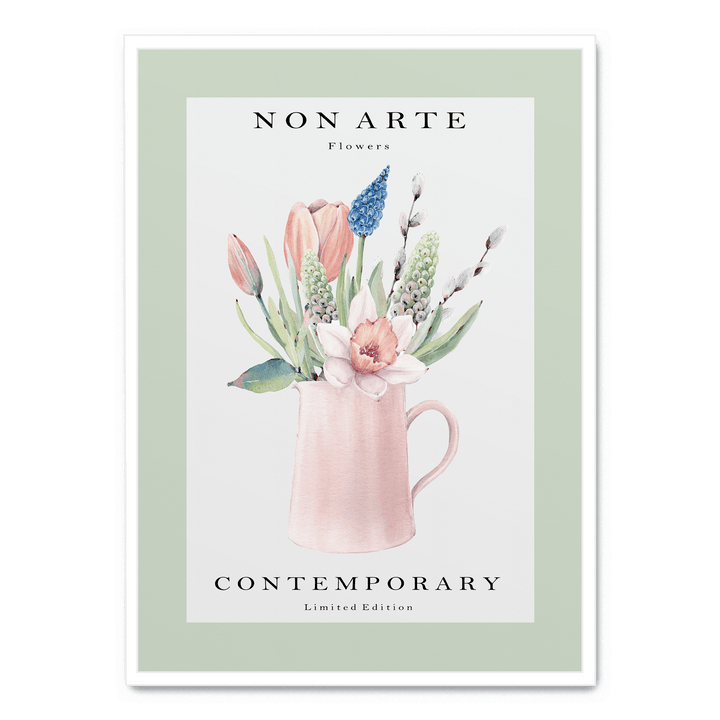 Non Arte Green Flowers