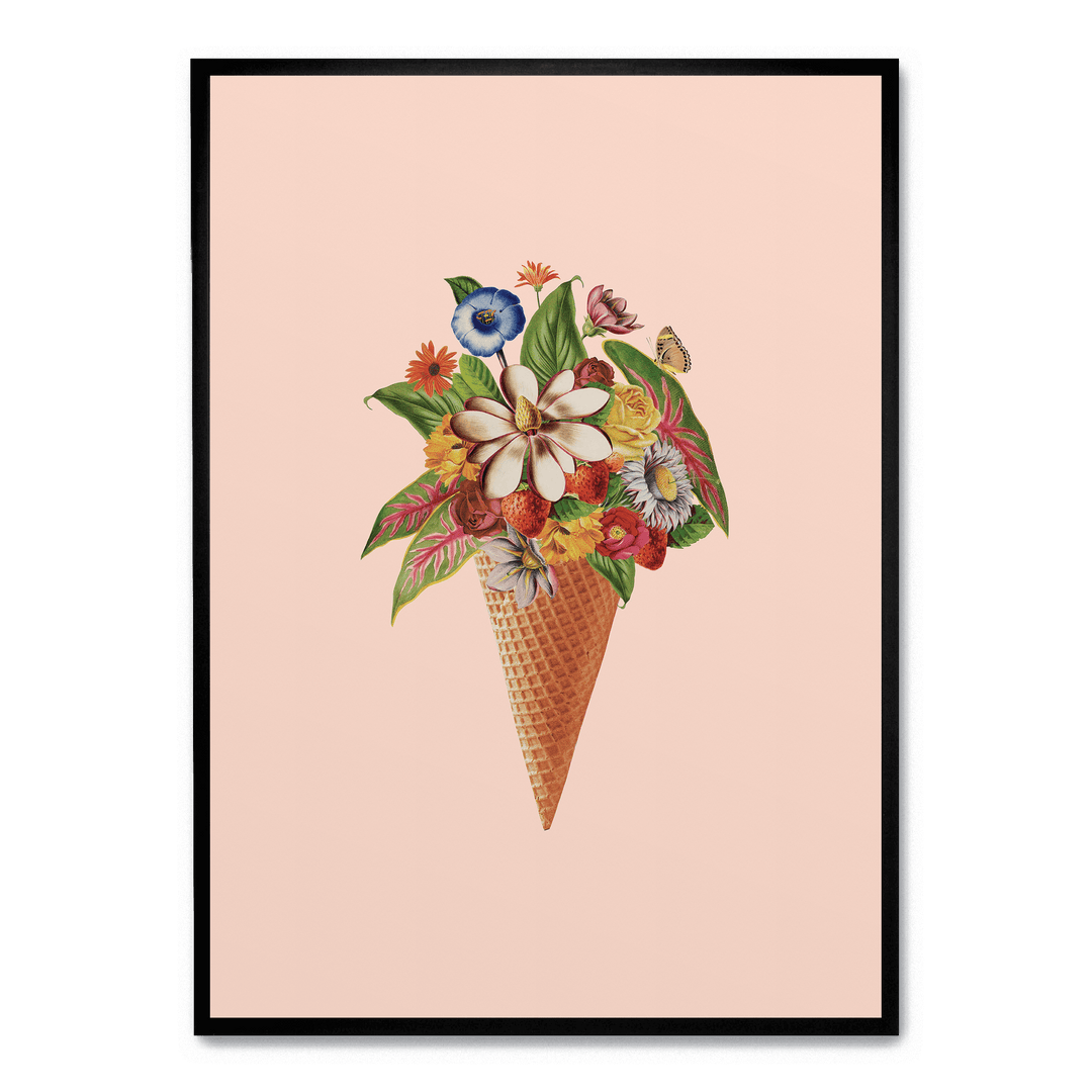 Botanical Pink Ice Cream