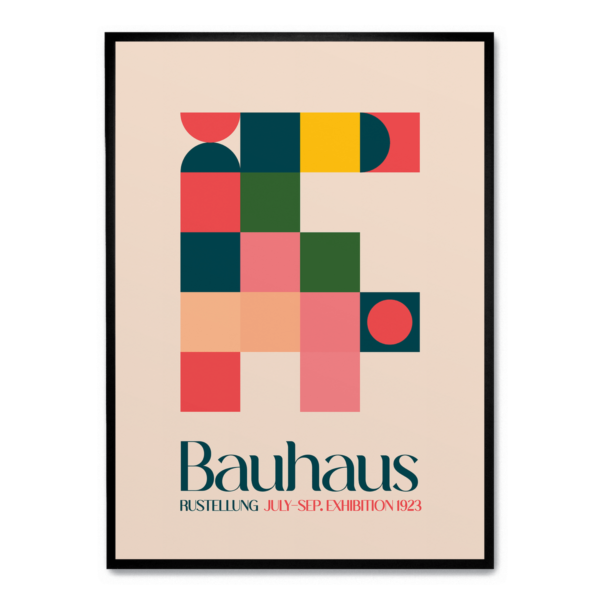 Bauhaus Kutular poster | Postera.art