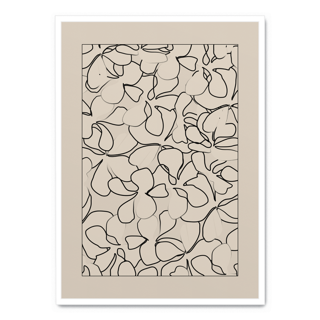 Abstract Flower Lines