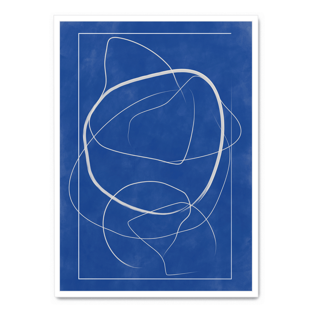 Blue Line Art