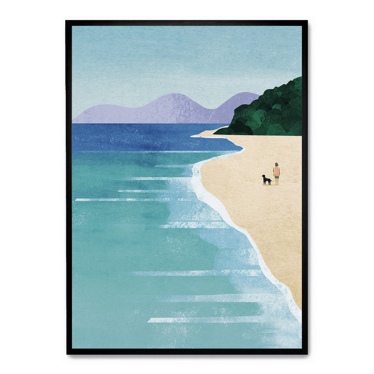 Beach Girl No 3 Poster Postera art beach-girl-no-3-poster-postera-art