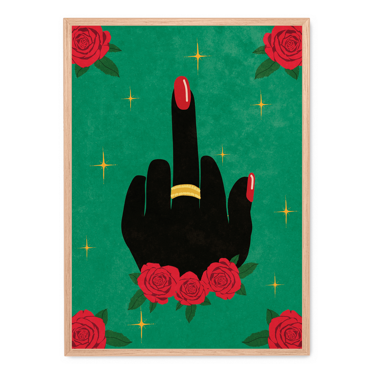 Middle Finger Poster , Middle Fingers Posters & Prints – TXFPO