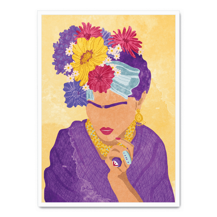 Frida And Flowers