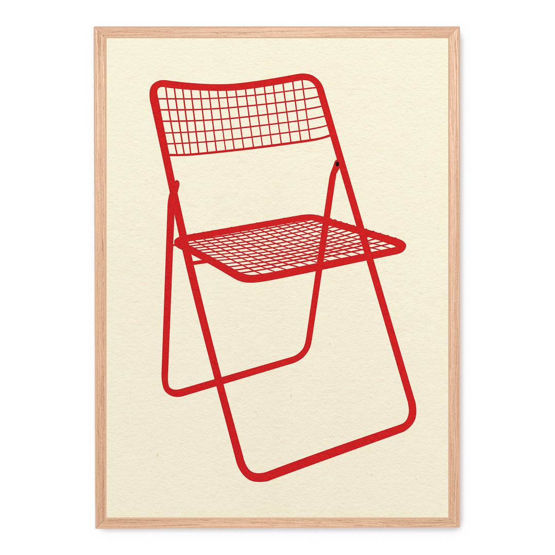 Ted Net Chair Red