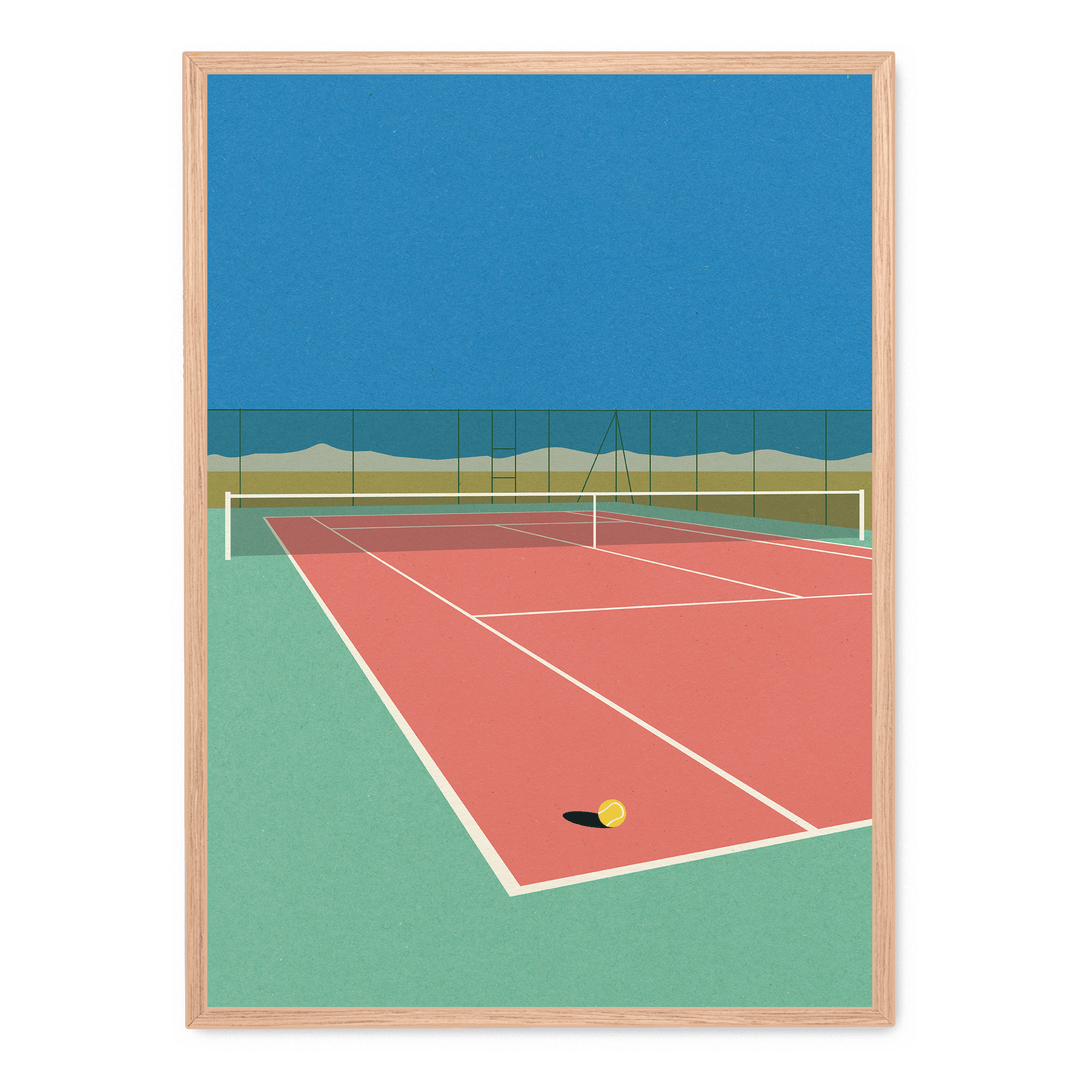 Tennis Court In The Desert