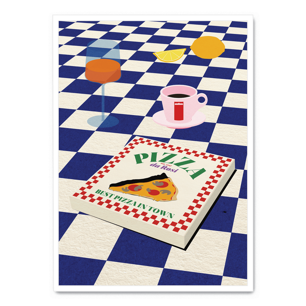 The Italian Menu Poster Postera art the-italian-menu-poster-postera-art