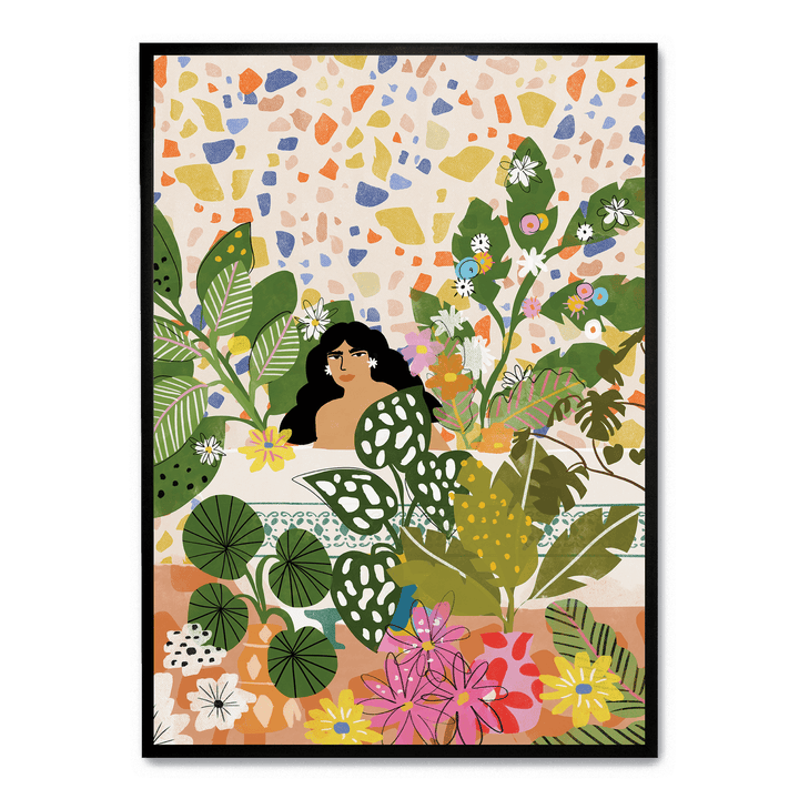 Bathing With Flowers