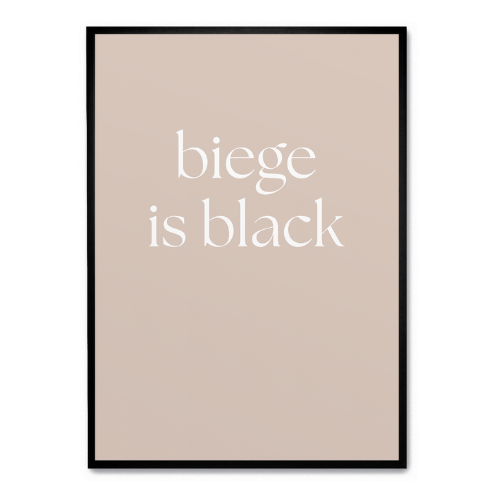 Beige Is Black