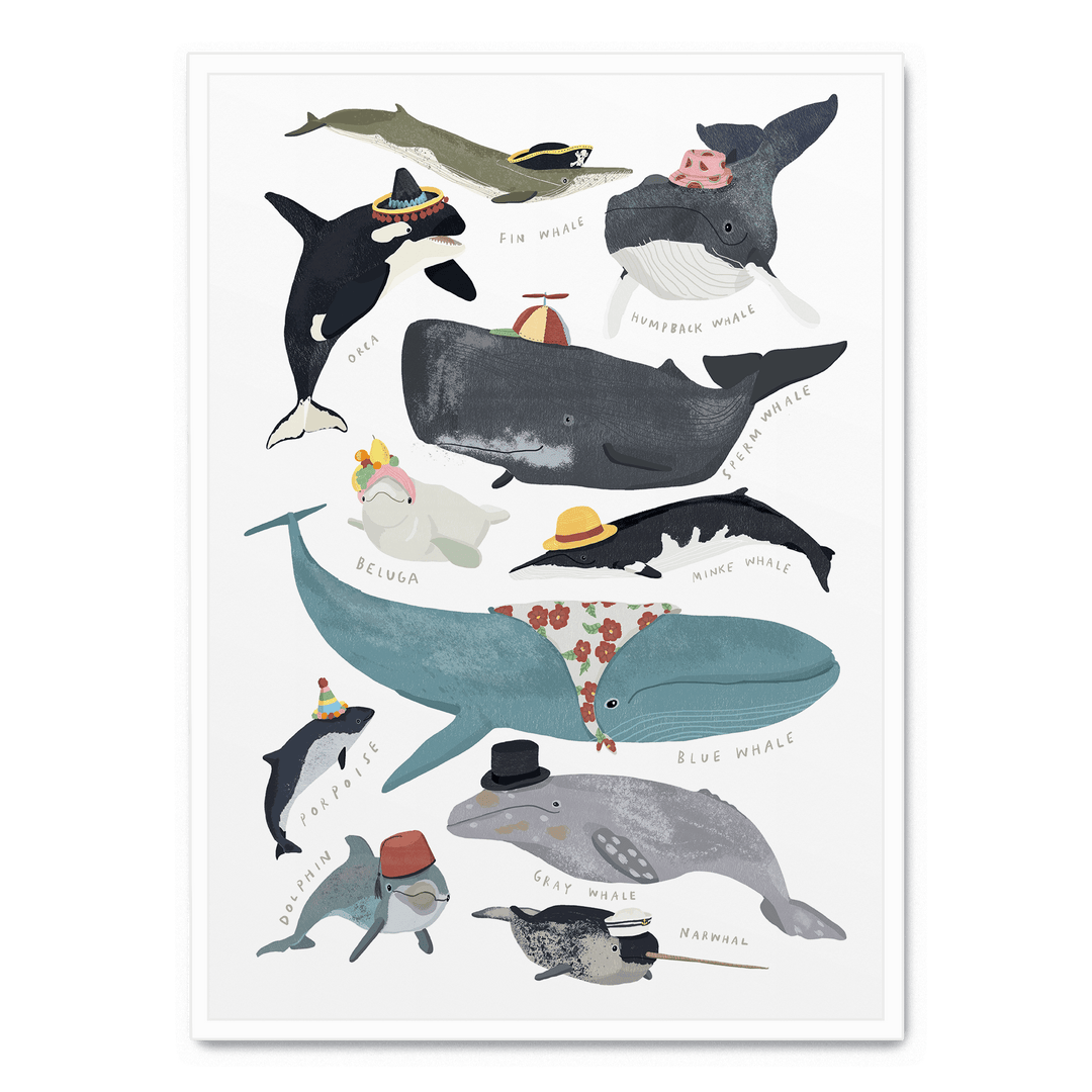 Whales In Hats