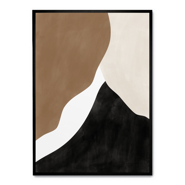 Abstract Beige And Brown No. 1