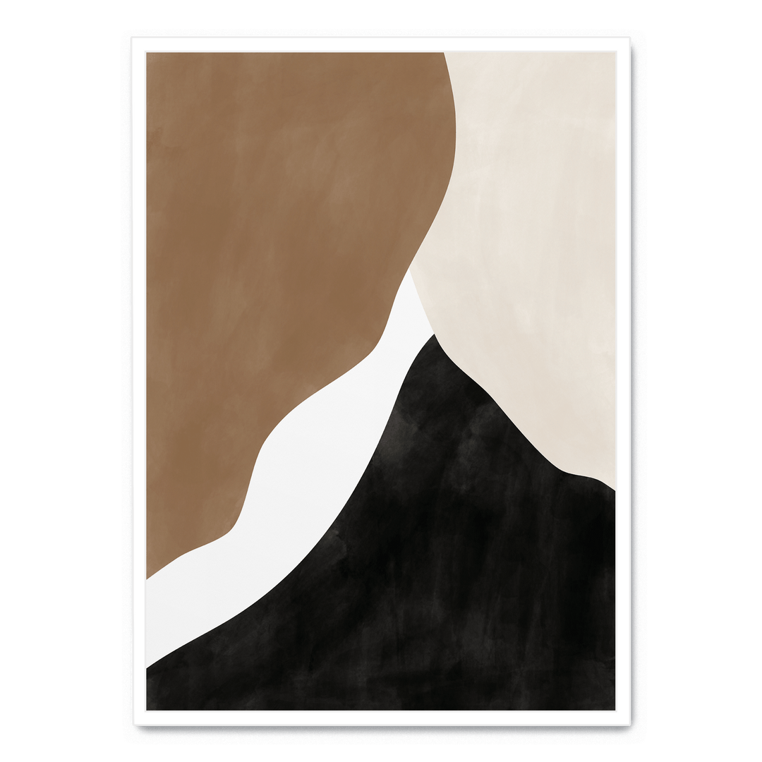 Abstract Beige And Brown No. 1