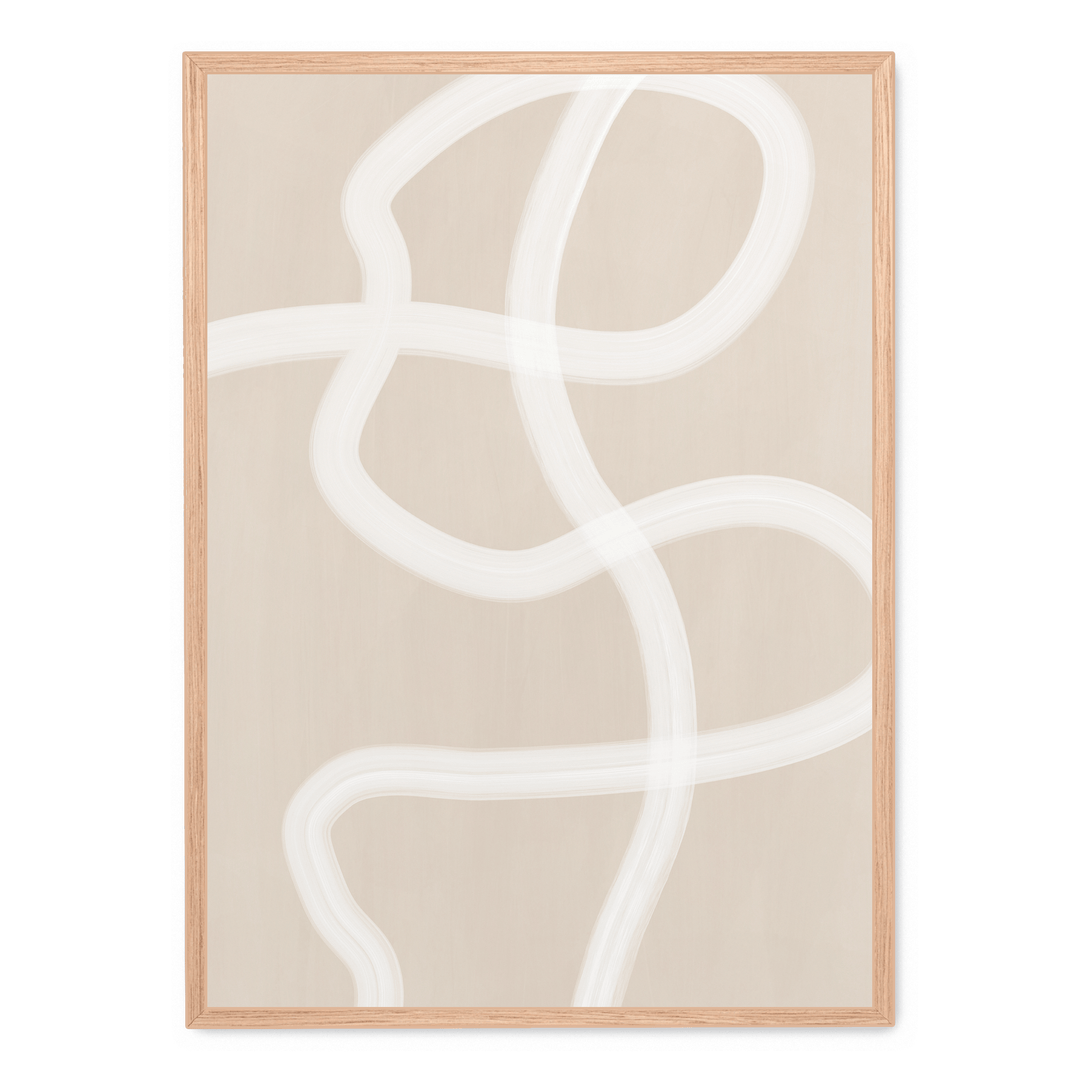 White Brush Stroke No. 1