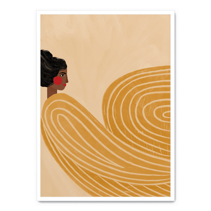 Woman With Yellow Stripes