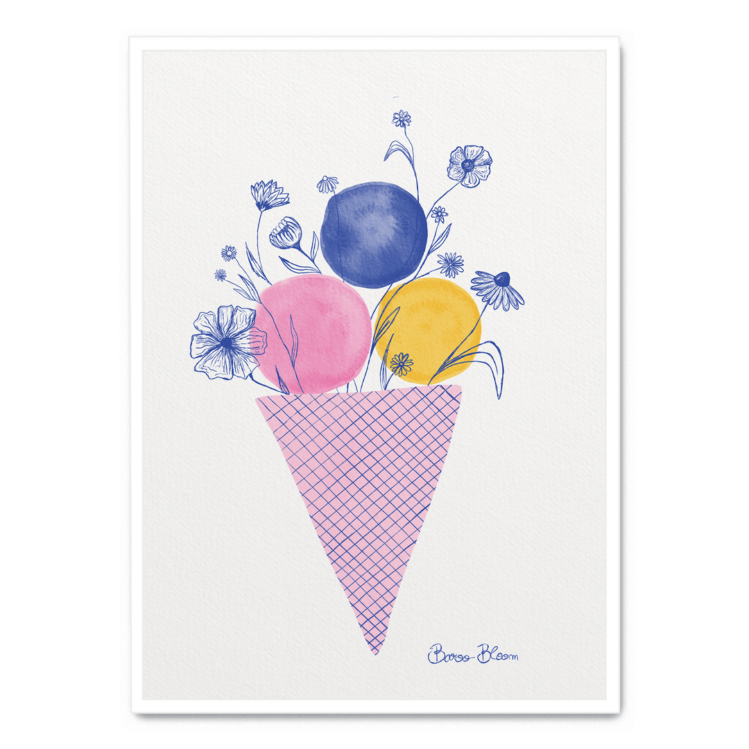 Ice Cream Flowers