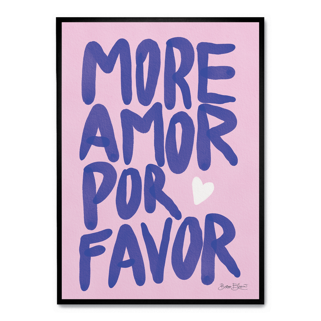 More Amor Por Favor Blue