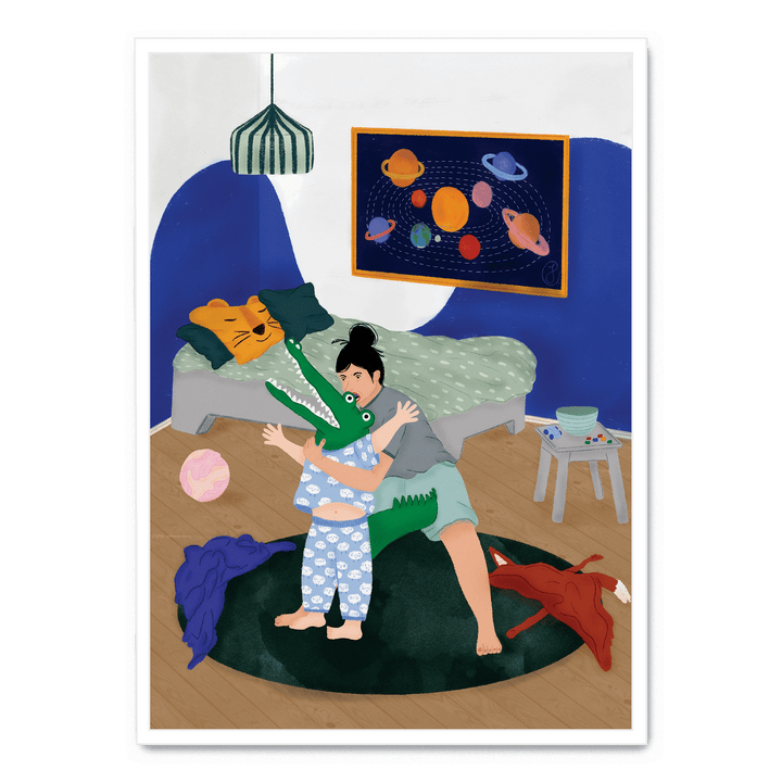 Bedtime Pyjama Wrestling