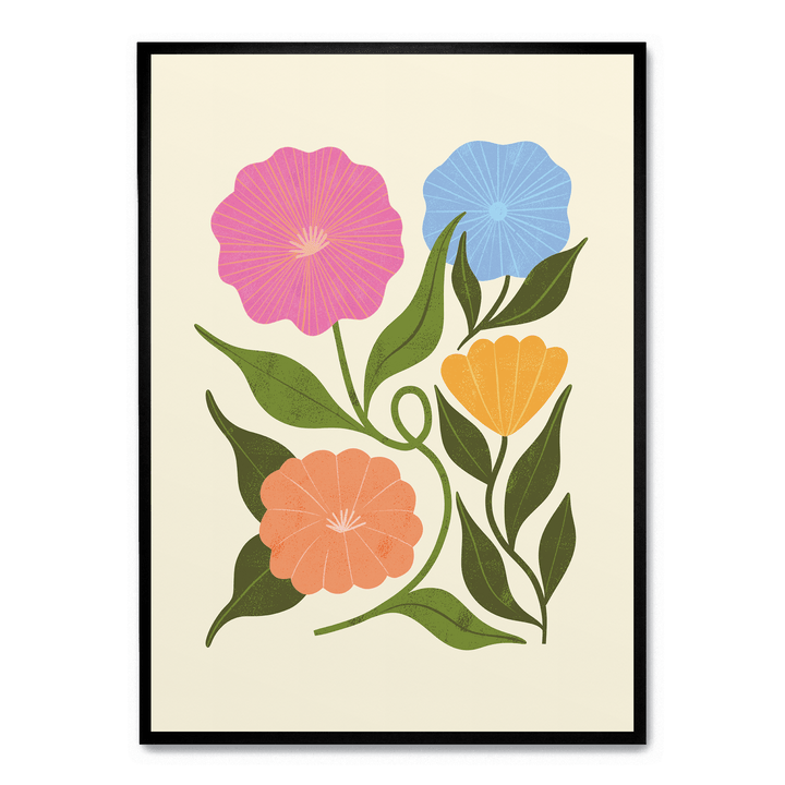 Colorful Abstract Flowers