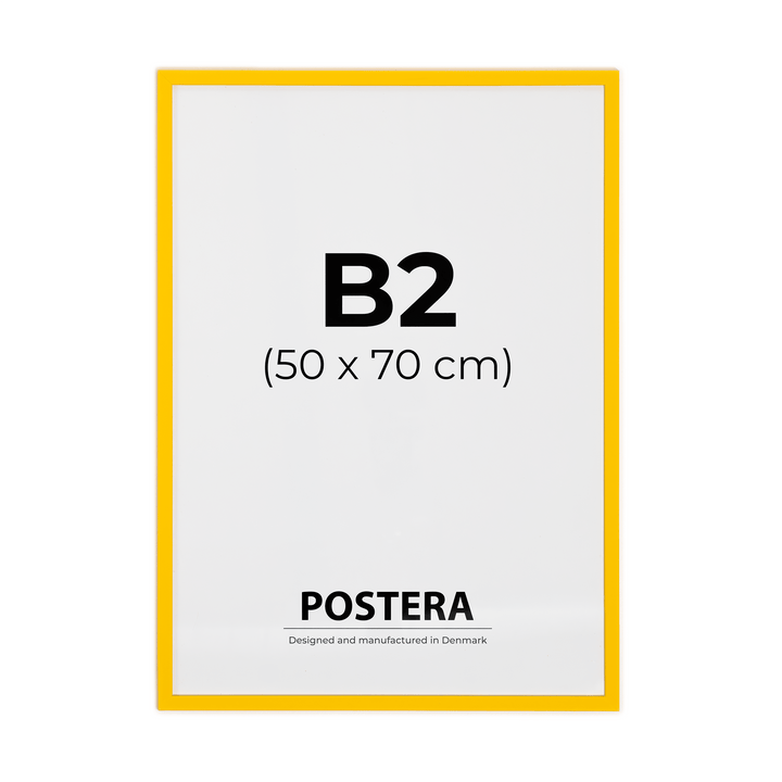Gul ramme - B2