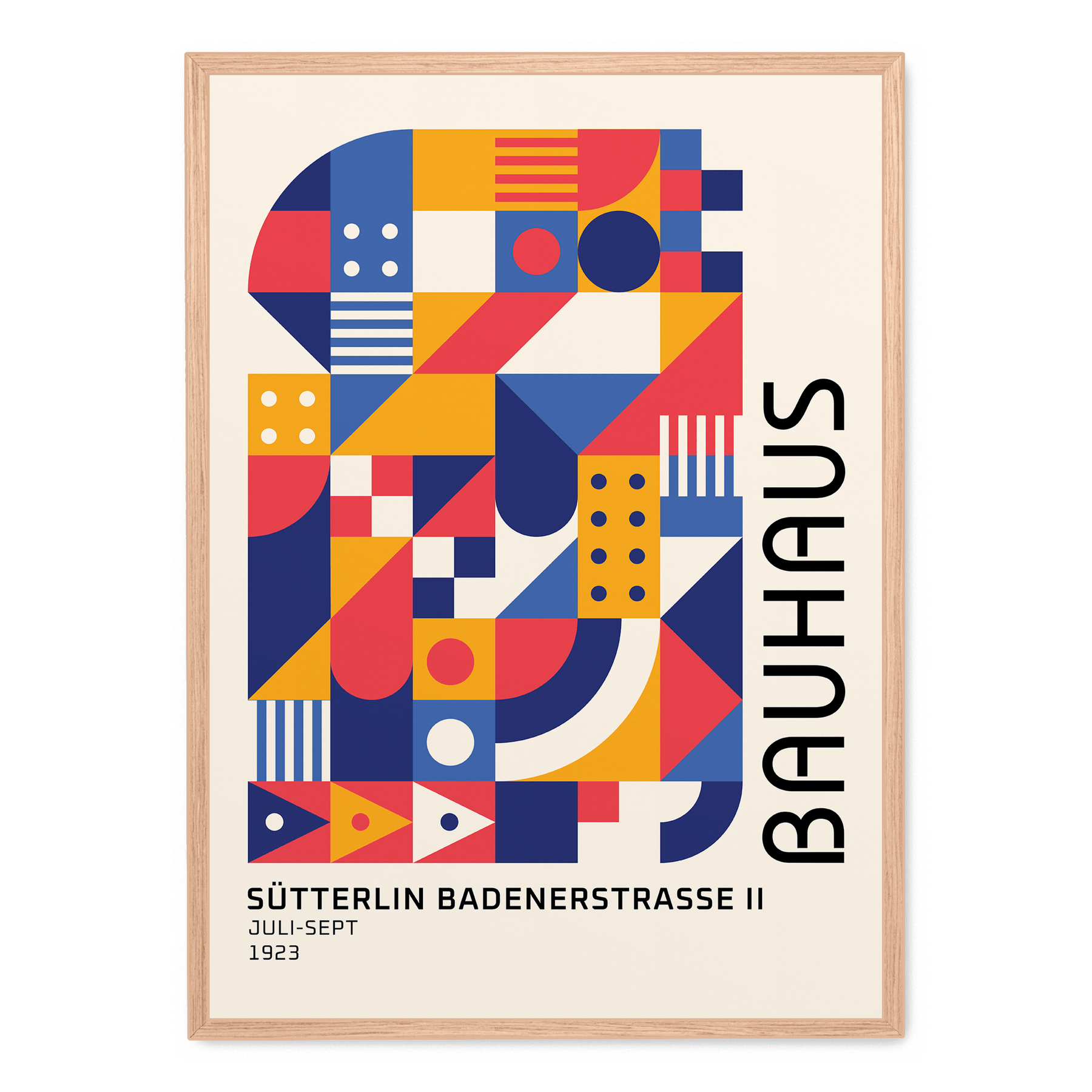 Bauhaus Abstract Colors poster