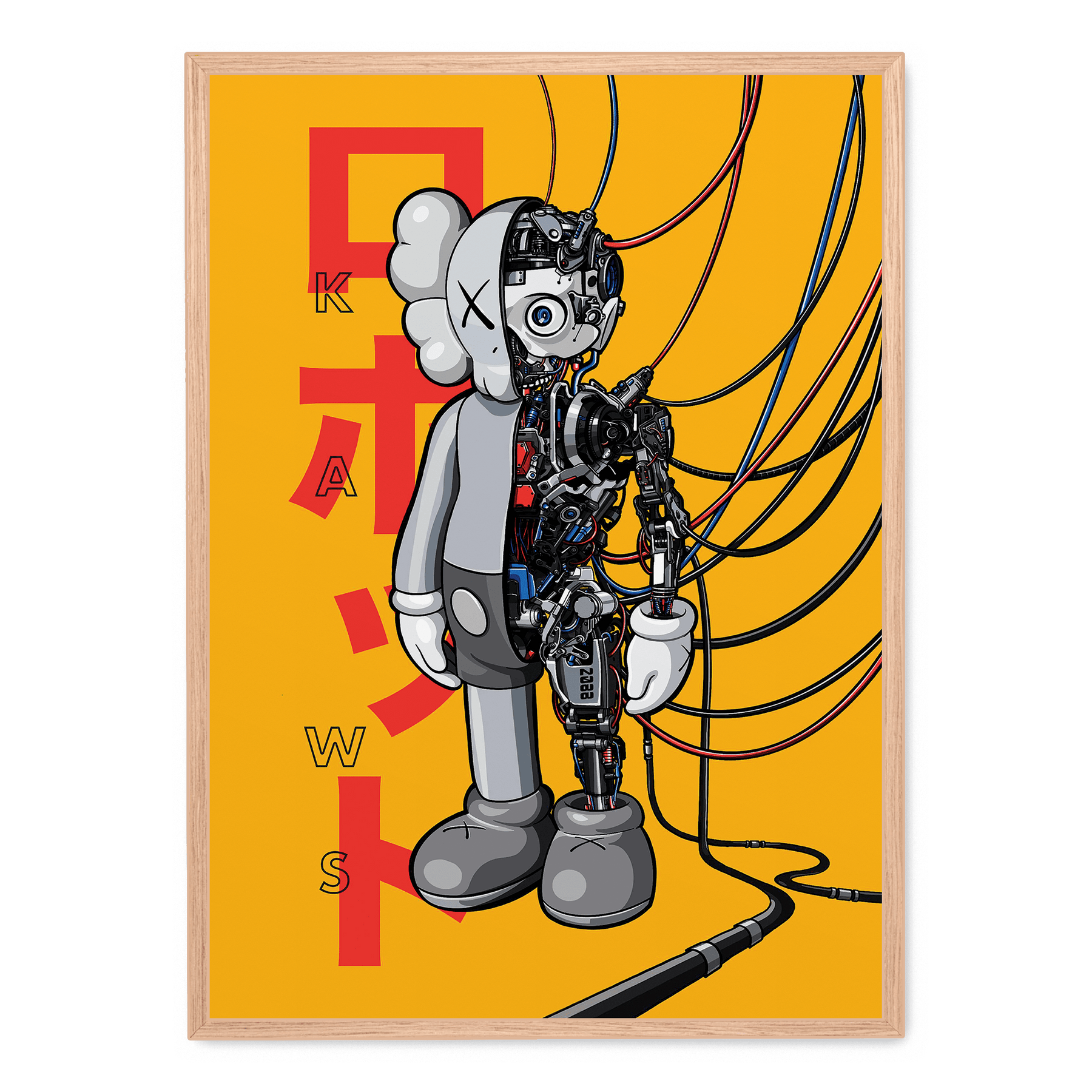 KAWS Robot poster
