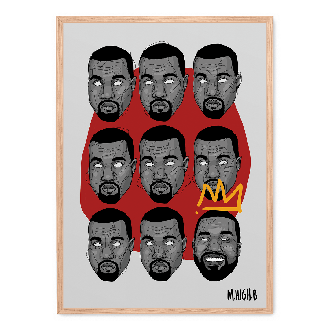 Kanye West x M.HIGH.B