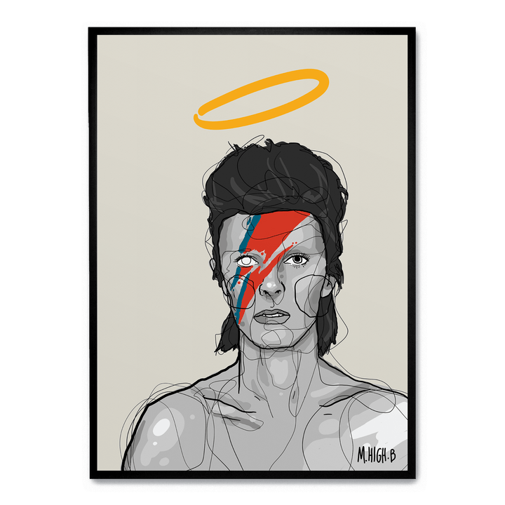 David Bowie x M.HIGH.B