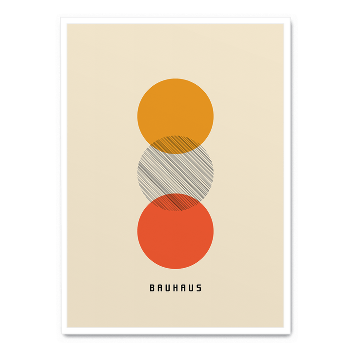 Bauhaus Colored Circles