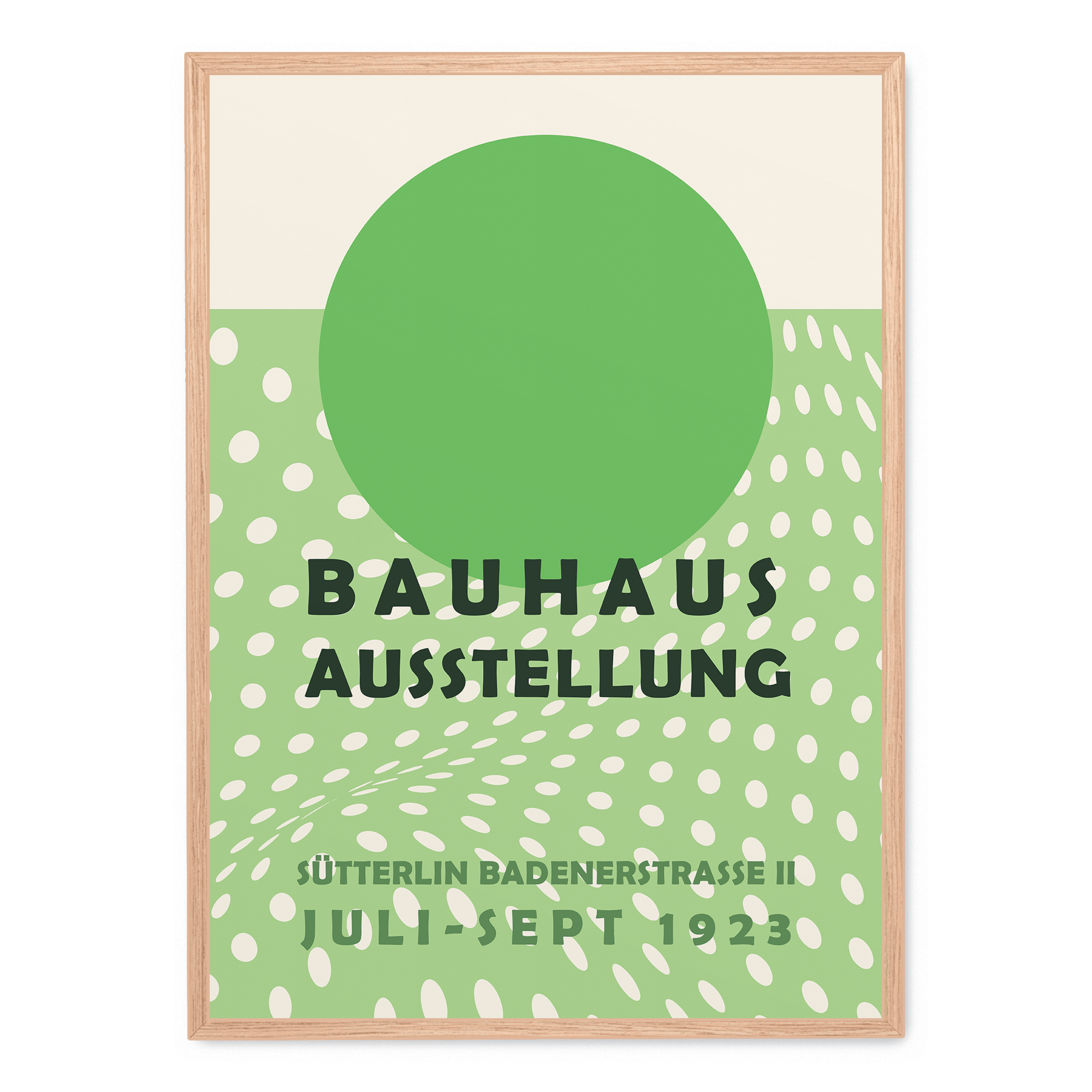 Bauhaus Green poster | Postera.art