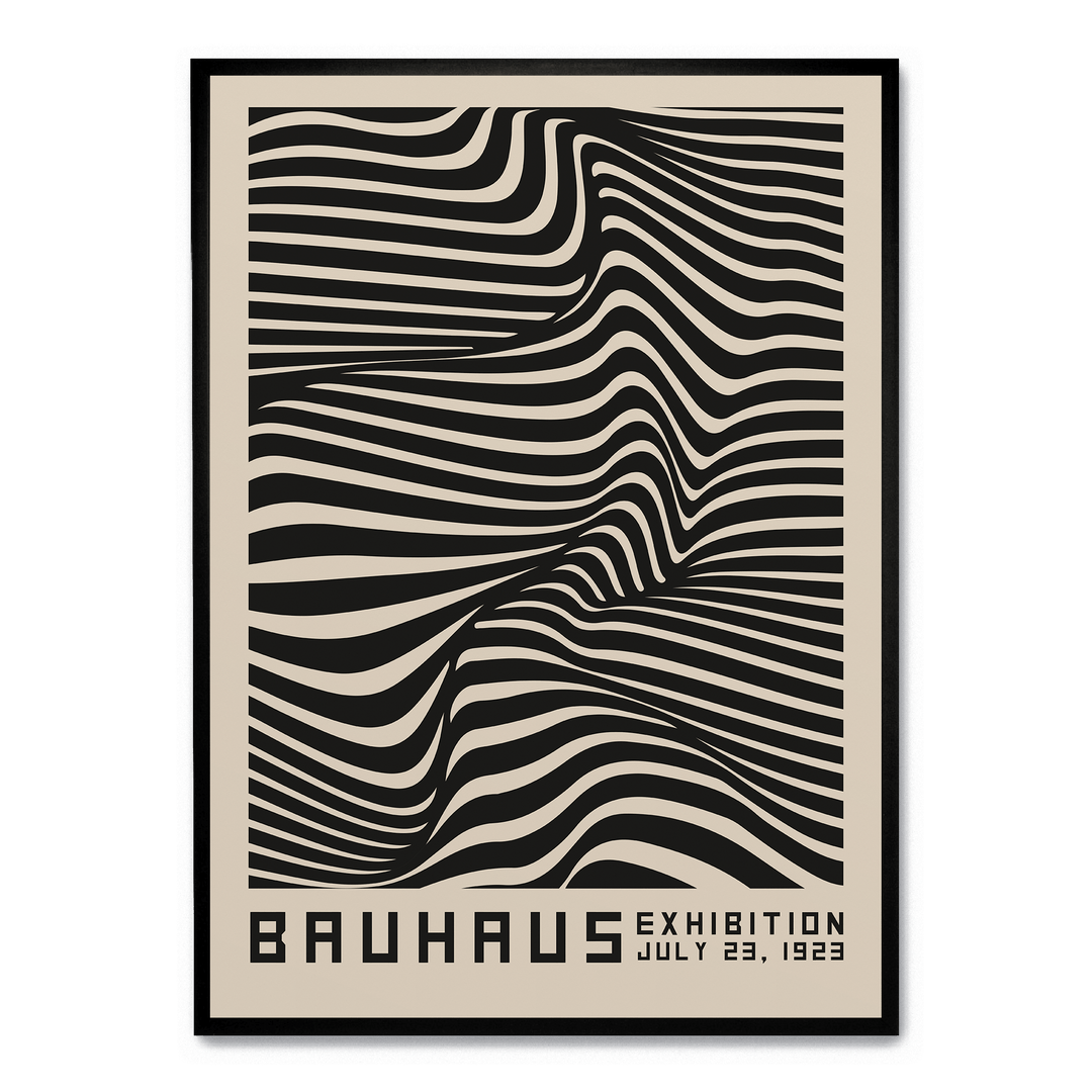 Bauhaus Zebra Abstract poster | Postera.art