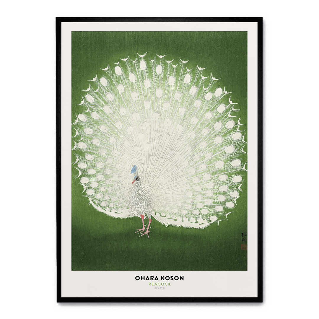 版画 peco pocon 版画 peco pocon Peacock by Ohara Koson - Artvee