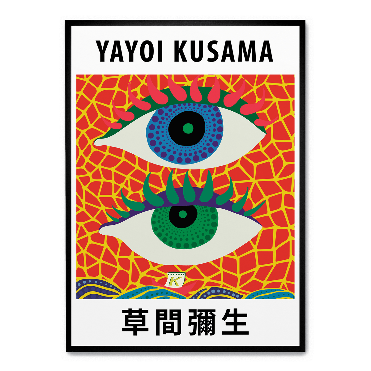 Yayoi Kusama Eyes poster Postera.art