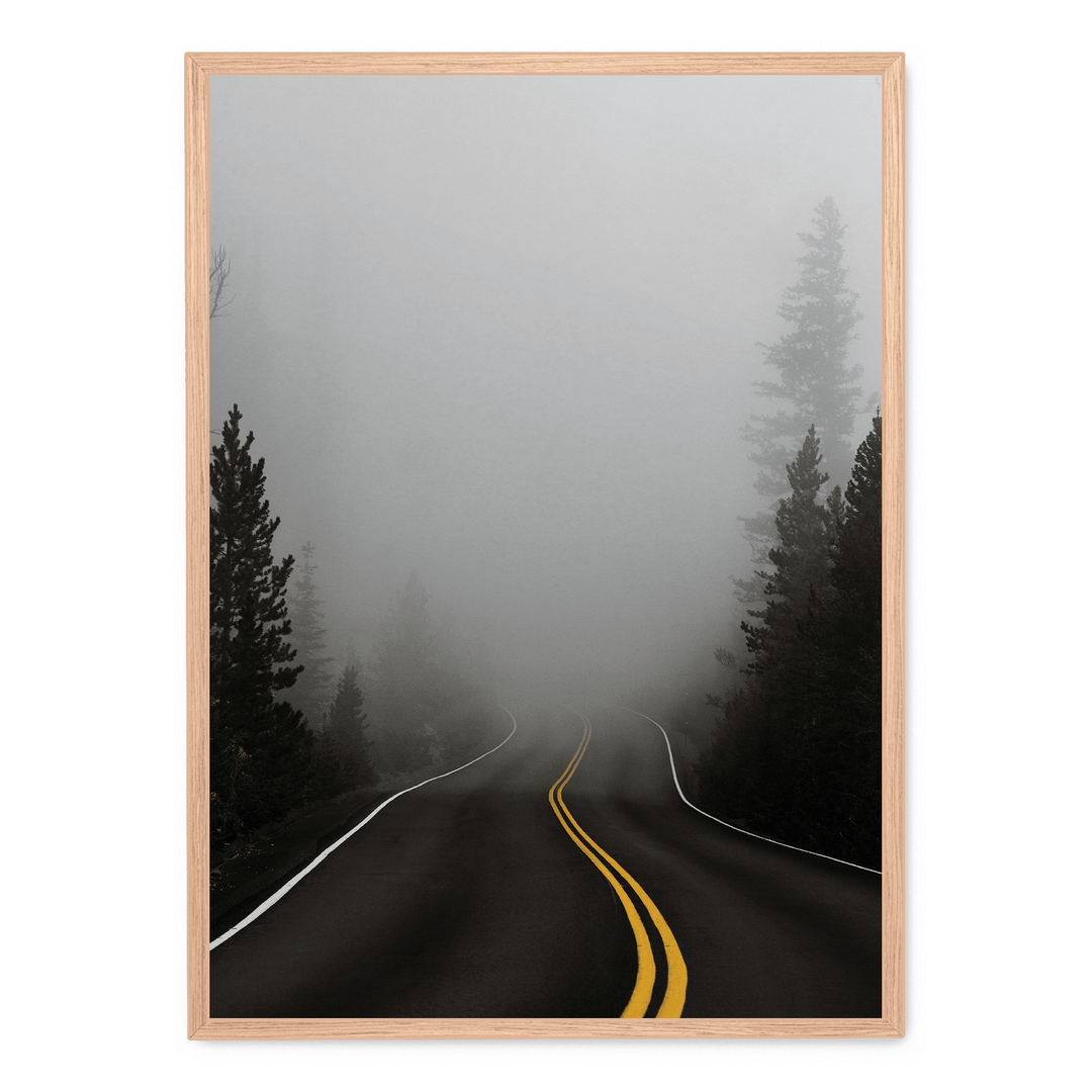 Highway With Fog