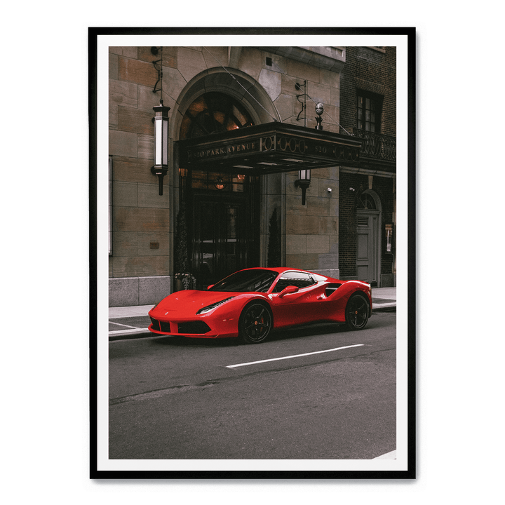 Red Ferrari Park Avenue