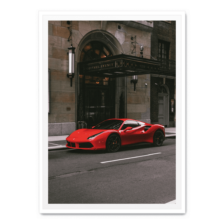Red Ferrari Park Avenue
