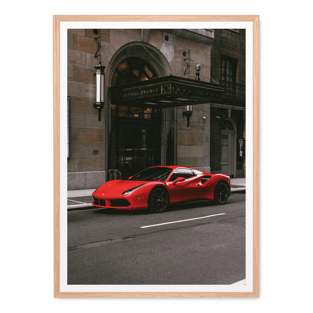 Red Ferrari Park Avenue