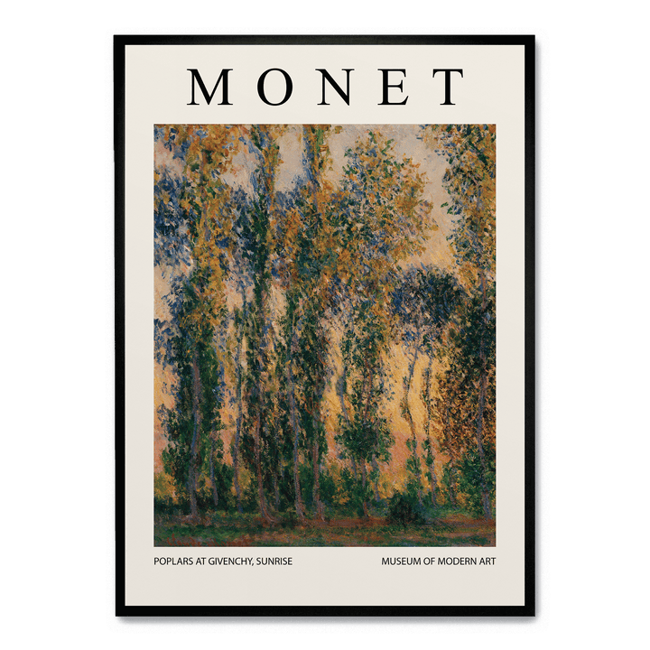 Poplars At Givenchy, Sunrise