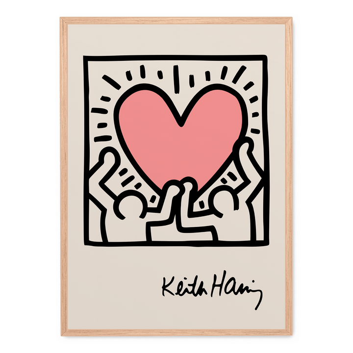 Two Figures Holding Heart