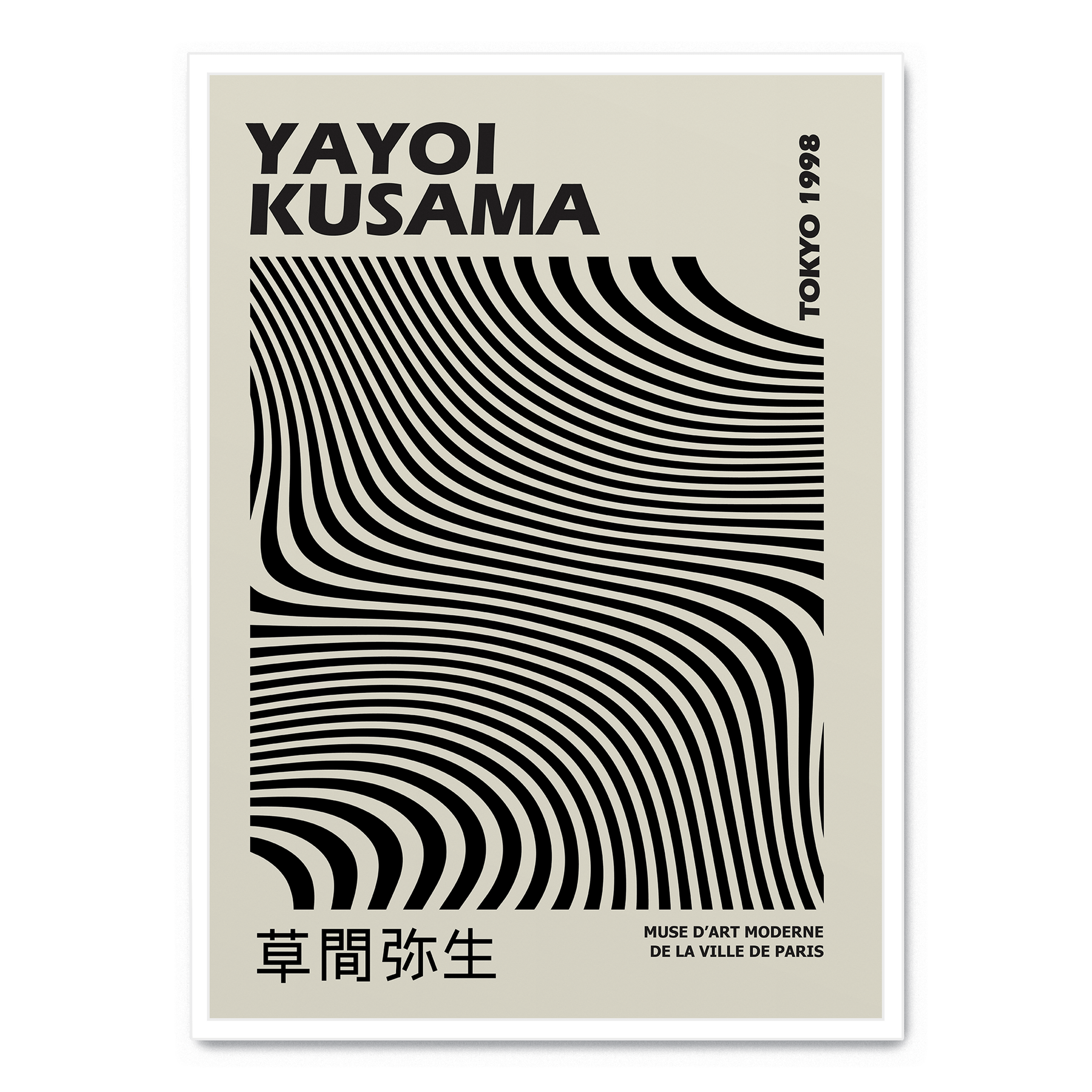 Yayoi Kusama Zebra Pattern Poster Postera art yayoi-kusama-zebra-pattern-poster-postera-art