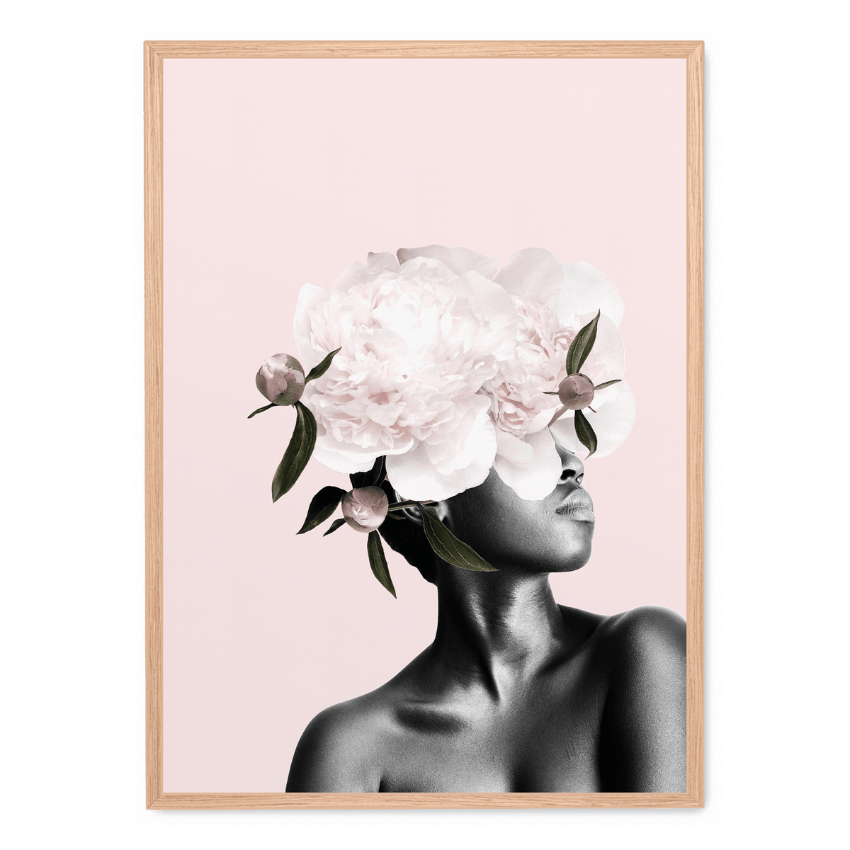 Floral Head Pink poster | Postera.art