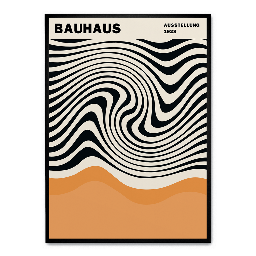 Bauhaus Zebra Orange – POSTERA