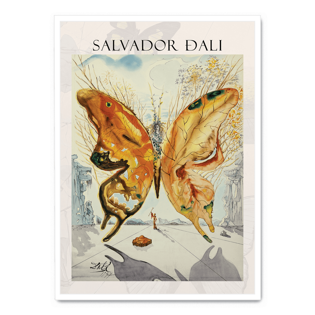 Venus Butterfly Poster Postera art venus-butterfly-poster-postera-art