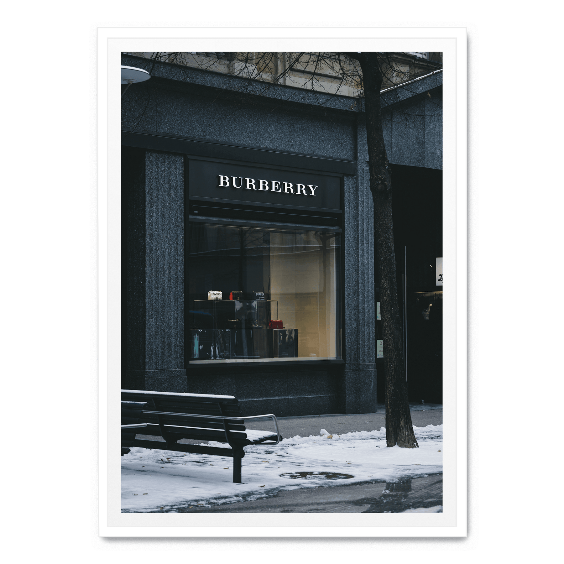 Burberry Store Z rich poster Postera.art