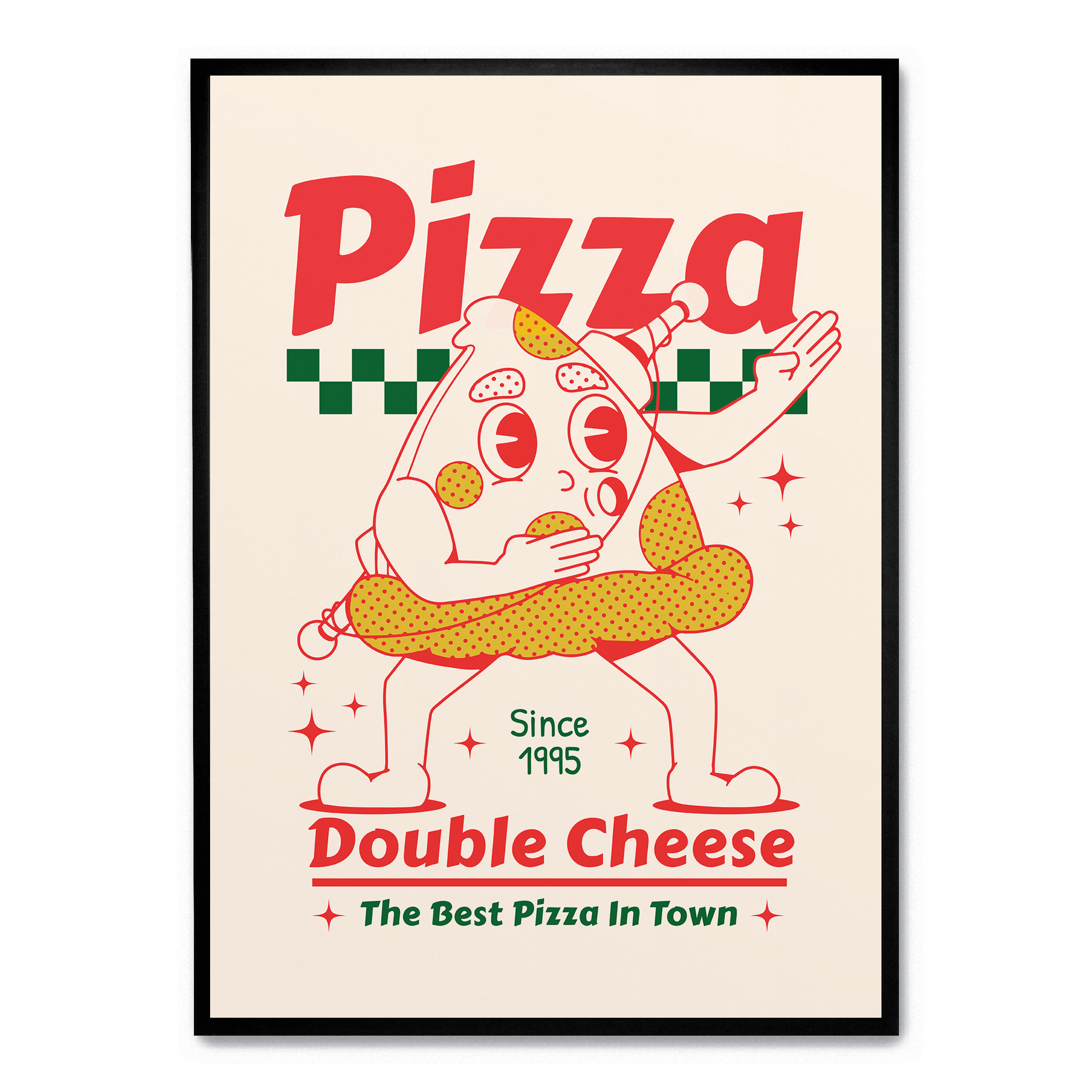 Pizza Double Cheese poster | Postera.art