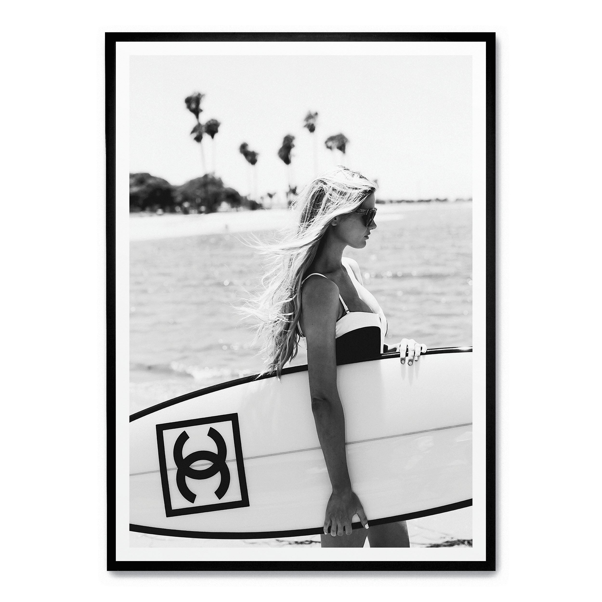 Oliver Gal シャネル Surfer Girl キャンバスアート Oliver Gal Girl