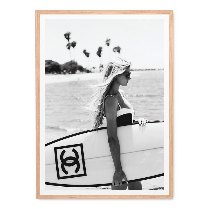 Chanel Surfer Girl poster | Postera.art
