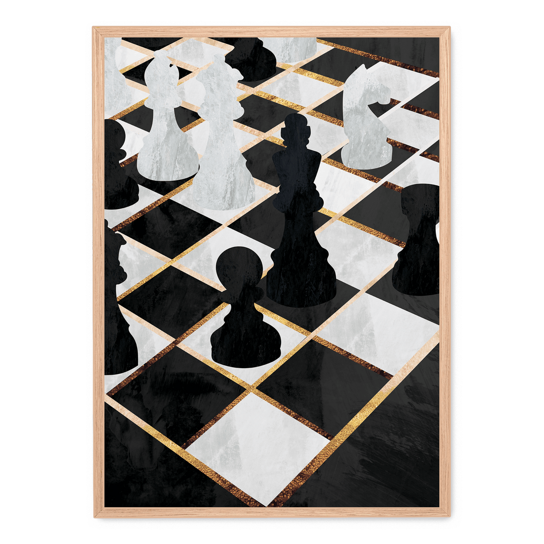 Chess Black And Gold